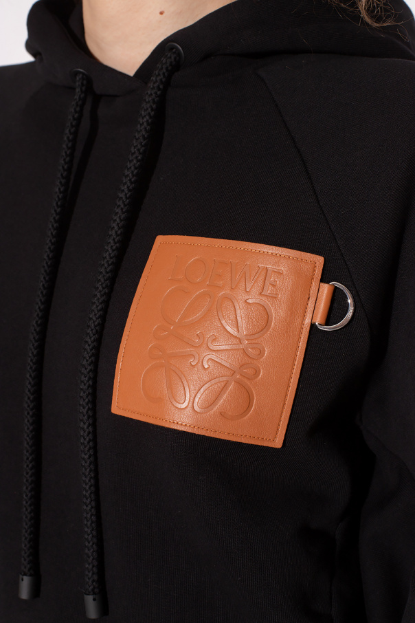 存在感絶大【LOEWE】ロゴ コットン ウール クロップトップ 国内発】LOEWE コットンブレンド クロップド トップ (LOEWE/T